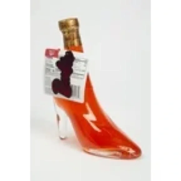 Extremely Rare!! ๐ New Barbie Glass High Heal Bottle, 8.3โH - Picture 4 of 6